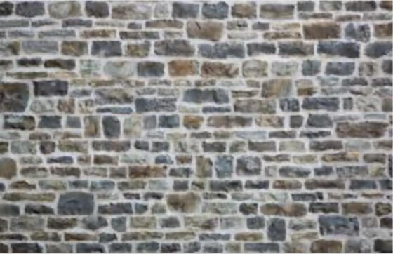 image of a wall repointed in Glanrhyd